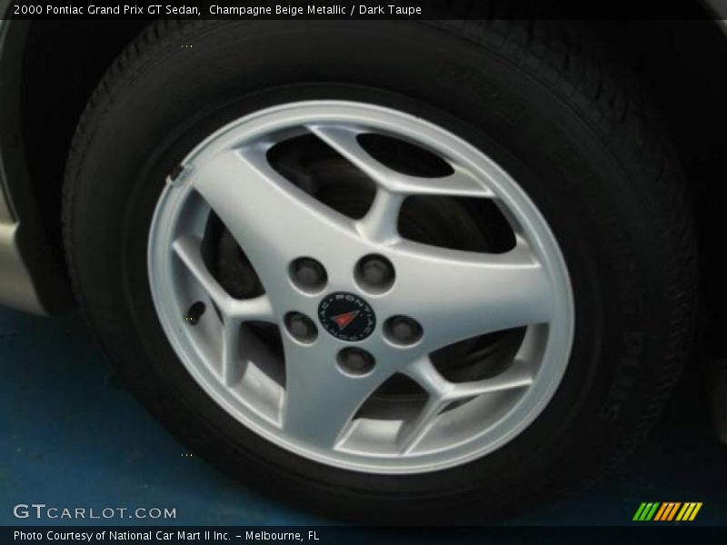 Champagne Beige Metallic / Dark Taupe 2000 Pontiac Grand Prix GT Sedan