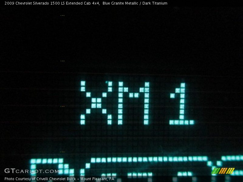 Blue Granite Metallic / Dark Titanium 2009 Chevrolet Silverado 1500 LS Extended Cab 4x4