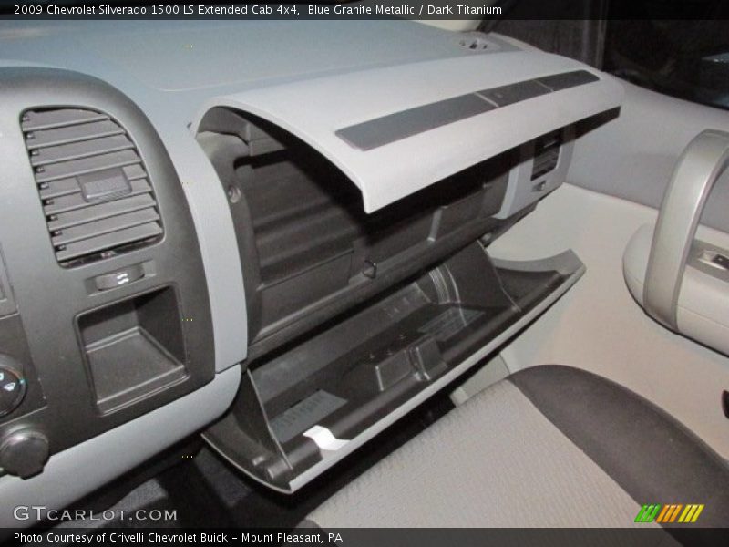 Blue Granite Metallic / Dark Titanium 2009 Chevrolet Silverado 1500 LS Extended Cab 4x4