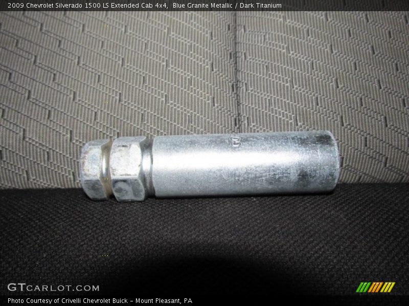 Blue Granite Metallic / Dark Titanium 2009 Chevrolet Silverado 1500 LS Extended Cab 4x4