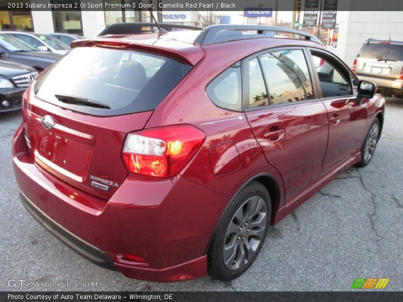 Camellia Red Pearl / Black 2013 Subaru Impreza 2.0i Sport Premium 5 Door