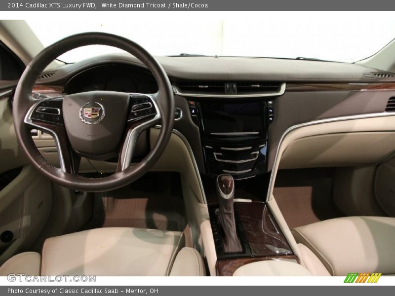 White Diamond Tricoat / Shale/Cocoa 2014 Cadillac XTS Luxury FWD