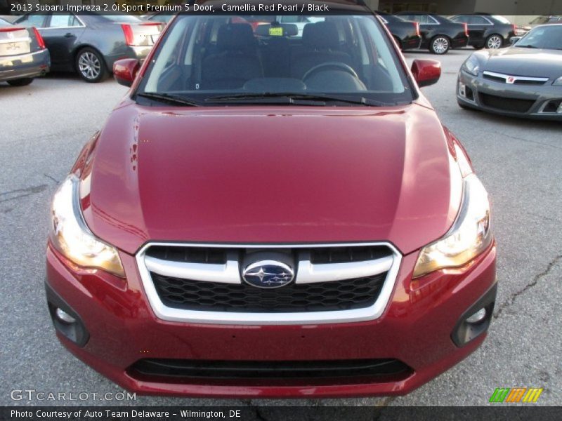 Camellia Red Pearl / Black 2013 Subaru Impreza 2.0i Sport Premium 5 Door