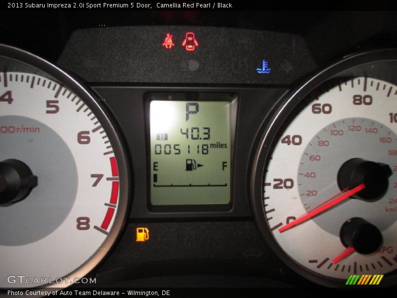Camellia Red Pearl / Black 2013 Subaru Impreza 2.0i Sport Premium 5 Door