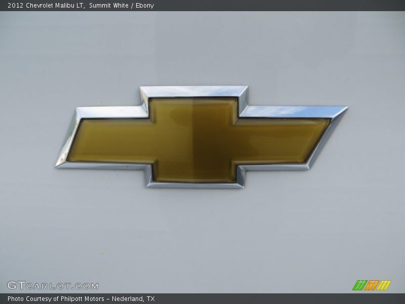 Summit White / Ebony 2012 Chevrolet Malibu LT
