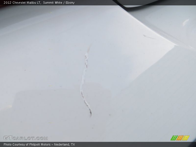 Summit White / Ebony 2012 Chevrolet Malibu LT