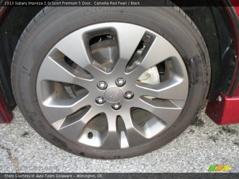 Camellia Red Pearl / Black 2013 Subaru Impreza 2.0i Sport Premium 5 Door