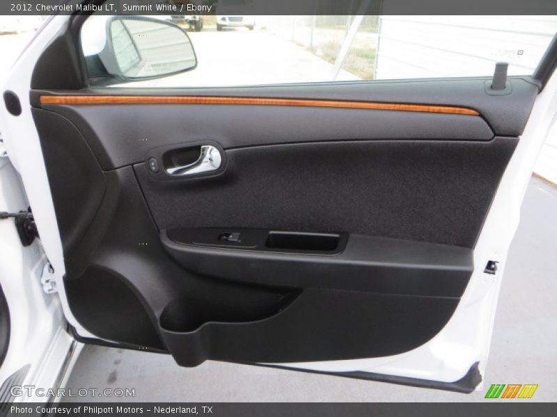 Summit White / Ebony 2012 Chevrolet Malibu LT