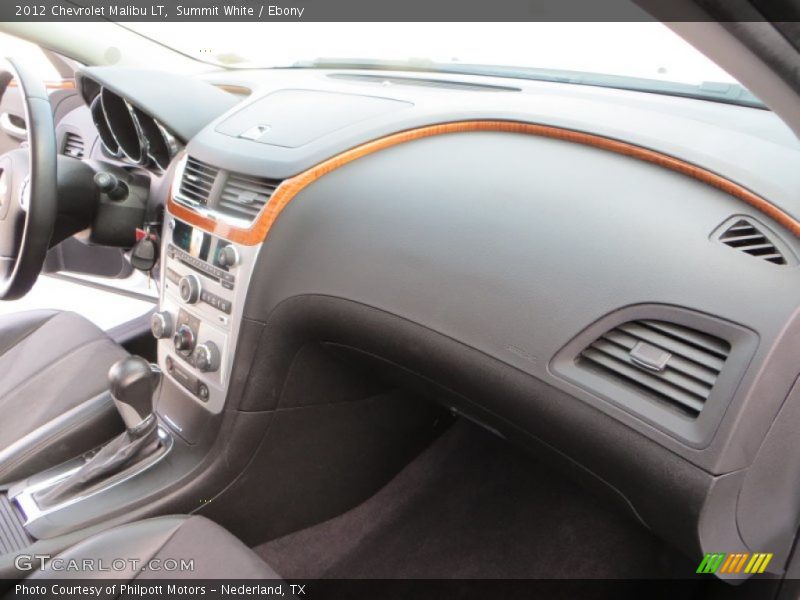 Summit White / Ebony 2012 Chevrolet Malibu LT
