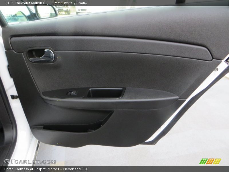 Summit White / Ebony 2012 Chevrolet Malibu LT
