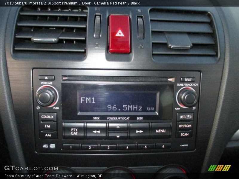Camellia Red Pearl / Black 2013 Subaru Impreza 2.0i Sport Premium 5 Door