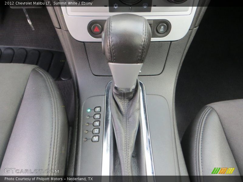 Summit White / Ebony 2012 Chevrolet Malibu LT