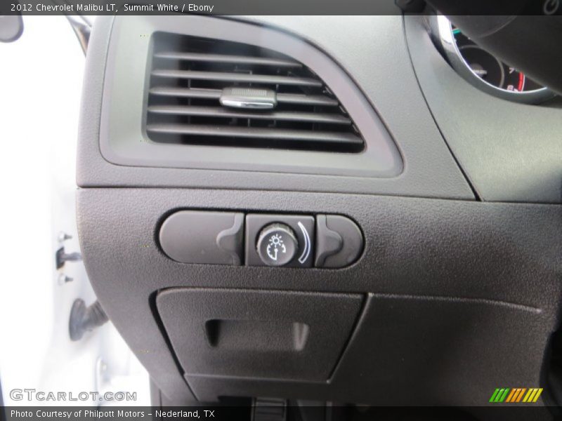 Summit White / Ebony 2012 Chevrolet Malibu LT