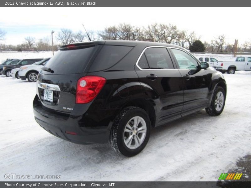 Black / Jet Black 2012 Chevrolet Equinox LS AWD