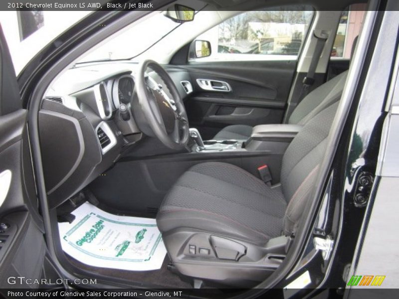 Black / Jet Black 2012 Chevrolet Equinox LS AWD