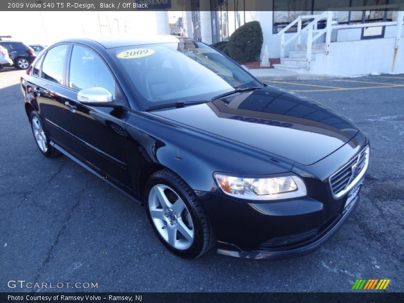 Black / Off Black 2009 Volvo S40 T5 R-Design