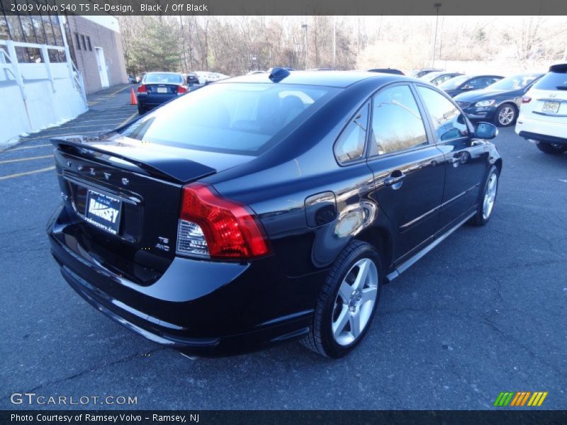 Black / Off Black 2009 Volvo S40 T5 R-Design