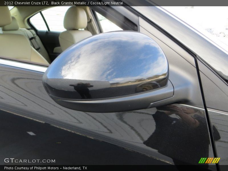Black Granite Metallic / Cocoa/Light Neutral 2012 Chevrolet Cruze LTZ