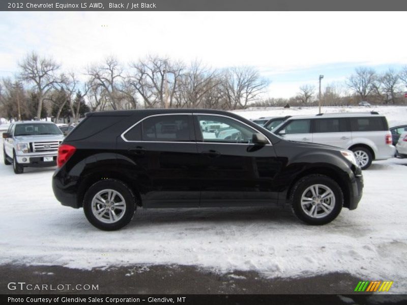 Black / Jet Black 2012 Chevrolet Equinox LS AWD