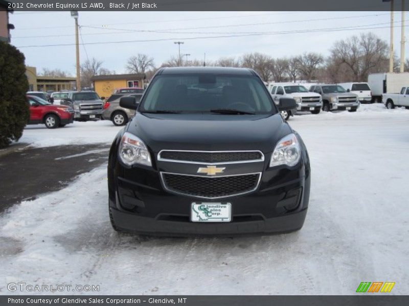 Black / Jet Black 2012 Chevrolet Equinox LS AWD