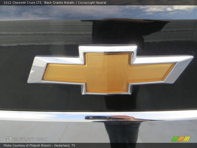 Black Granite Metallic / Cocoa/Light Neutral 2012 Chevrolet Cruze LTZ