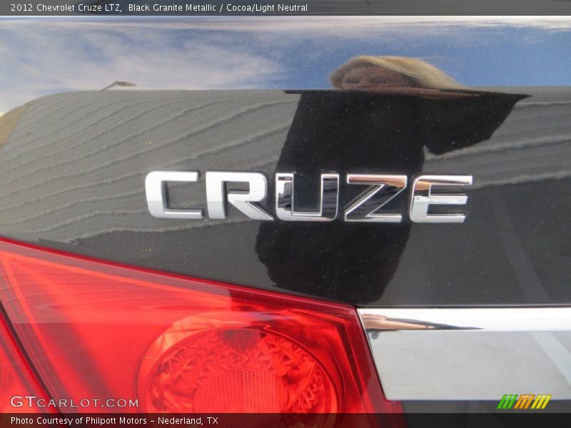 Black Granite Metallic / Cocoa/Light Neutral 2012 Chevrolet Cruze LTZ