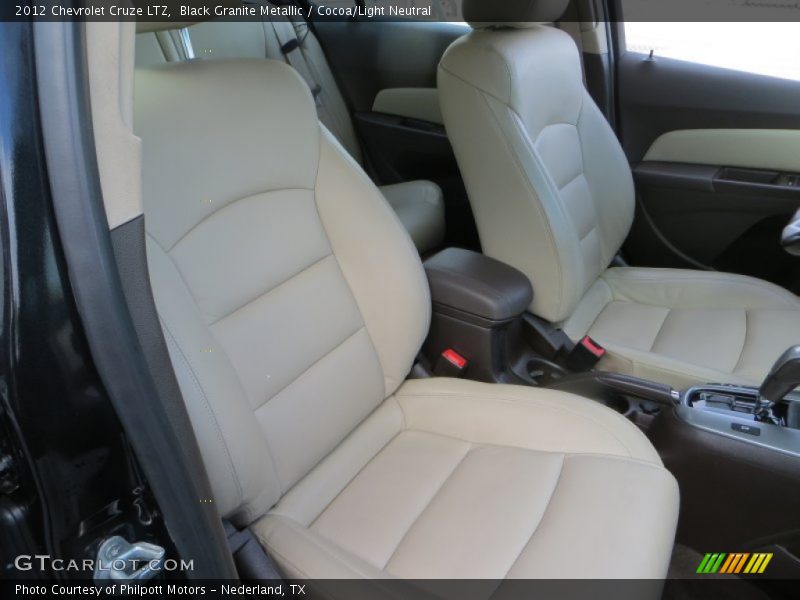 Black Granite Metallic / Cocoa/Light Neutral 2012 Chevrolet Cruze LTZ
