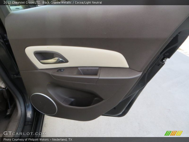 Black Granite Metallic / Cocoa/Light Neutral 2012 Chevrolet Cruze LTZ