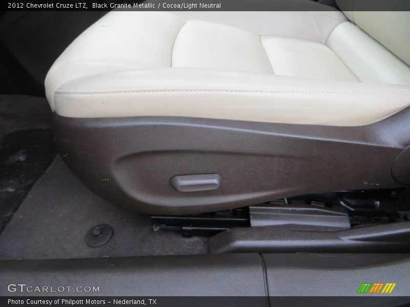 Black Granite Metallic / Cocoa/Light Neutral 2012 Chevrolet Cruze LTZ