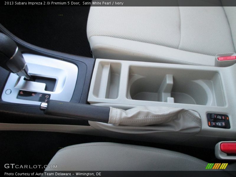 Satin White Pearl / Ivory 2013 Subaru Impreza 2.0i Premium 5 Door