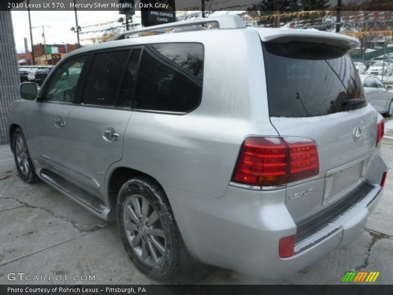 Mercury Silver Metallic / Dark Gray 2010 Lexus LX 570