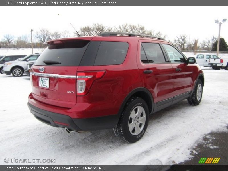 Red Candy Metallic / Medium Light Stone 2012 Ford Explorer 4WD