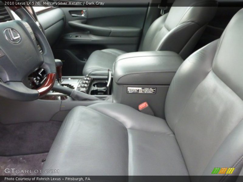 Mercury Silver Metallic / Dark Gray 2010 Lexus LX 570