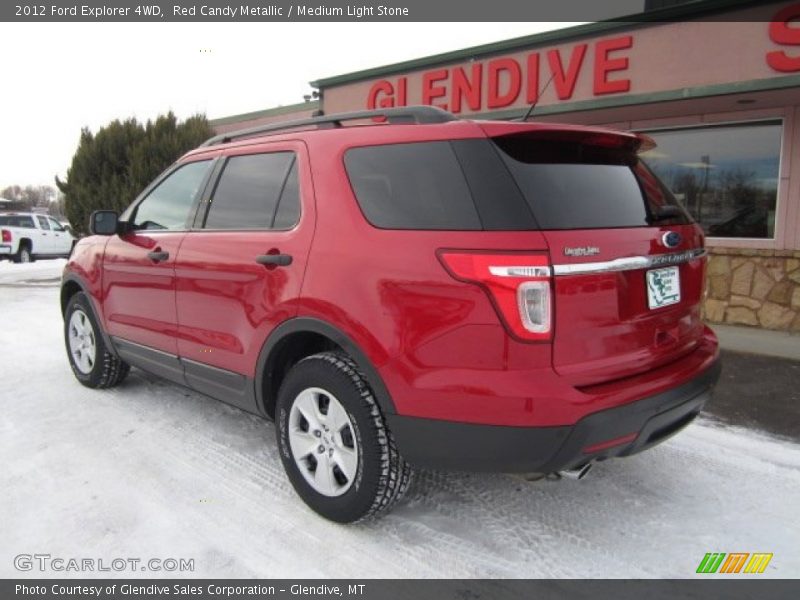 Red Candy Metallic / Medium Light Stone 2012 Ford Explorer 4WD