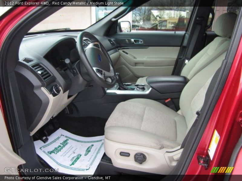 Red Candy Metallic / Medium Light Stone 2012 Ford Explorer 4WD