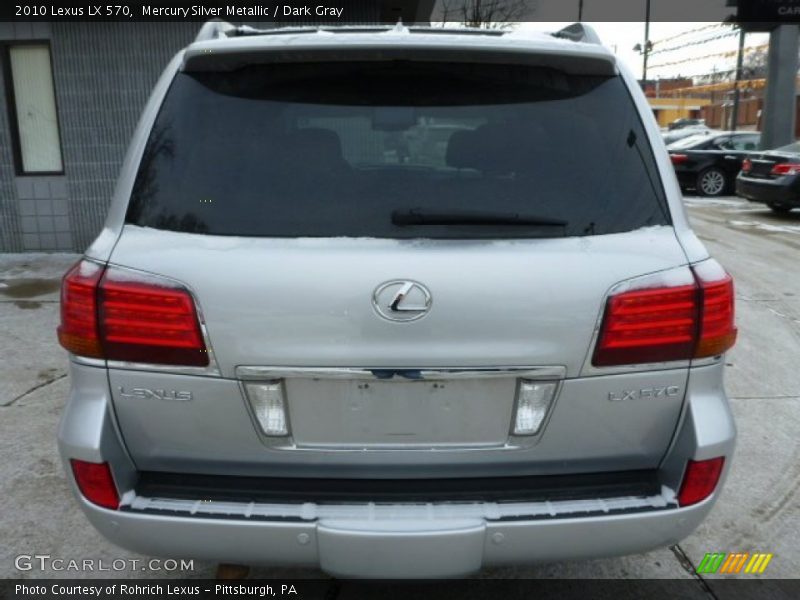 Mercury Silver Metallic / Dark Gray 2010 Lexus LX 570