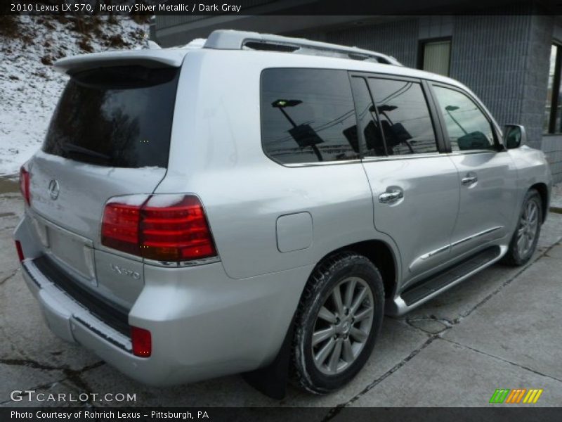 Mercury Silver Metallic / Dark Gray 2010 Lexus LX 570