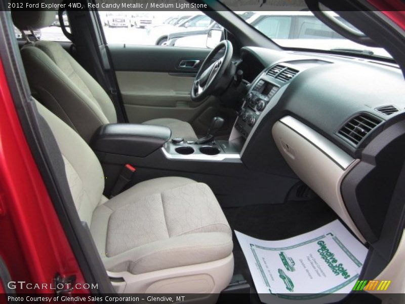 Red Candy Metallic / Medium Light Stone 2012 Ford Explorer 4WD