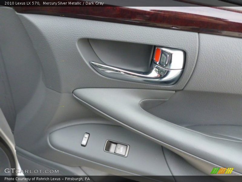 Mercury Silver Metallic / Dark Gray 2010 Lexus LX 570