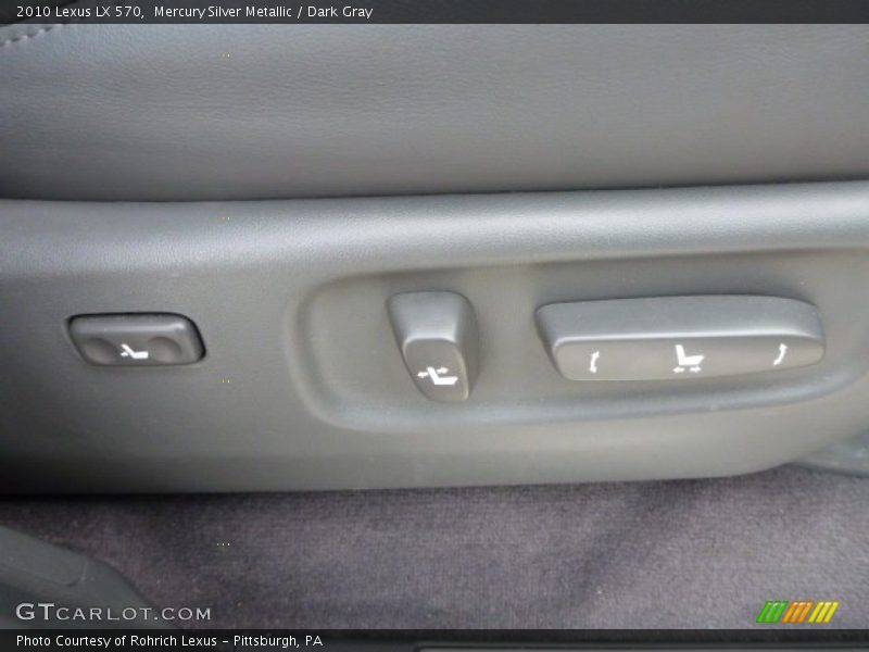 Mercury Silver Metallic / Dark Gray 2010 Lexus LX 570