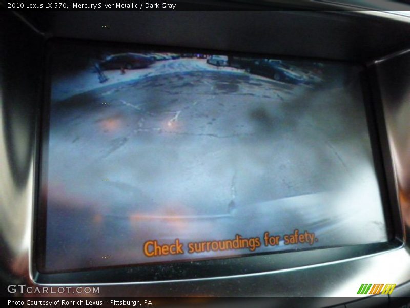 Mercury Silver Metallic / Dark Gray 2010 Lexus LX 570
