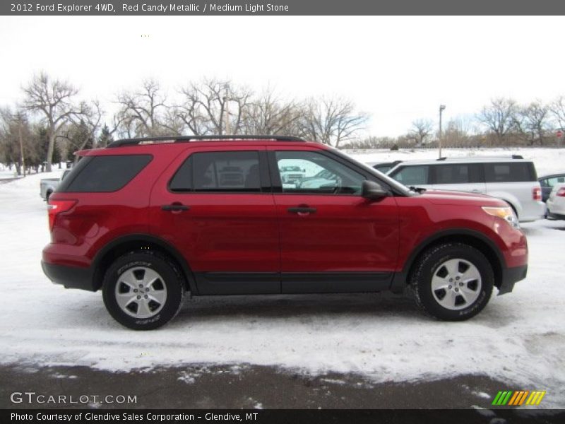 Red Candy Metallic / Medium Light Stone 2012 Ford Explorer 4WD