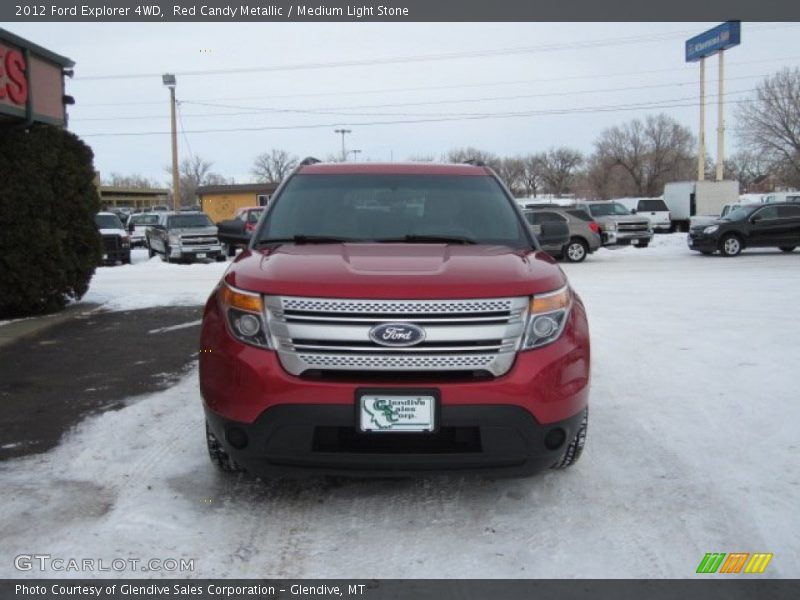 Red Candy Metallic / Medium Light Stone 2012 Ford Explorer 4WD