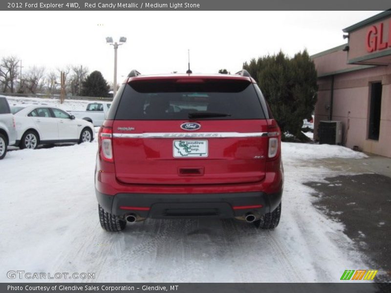 Red Candy Metallic / Medium Light Stone 2012 Ford Explorer 4WD