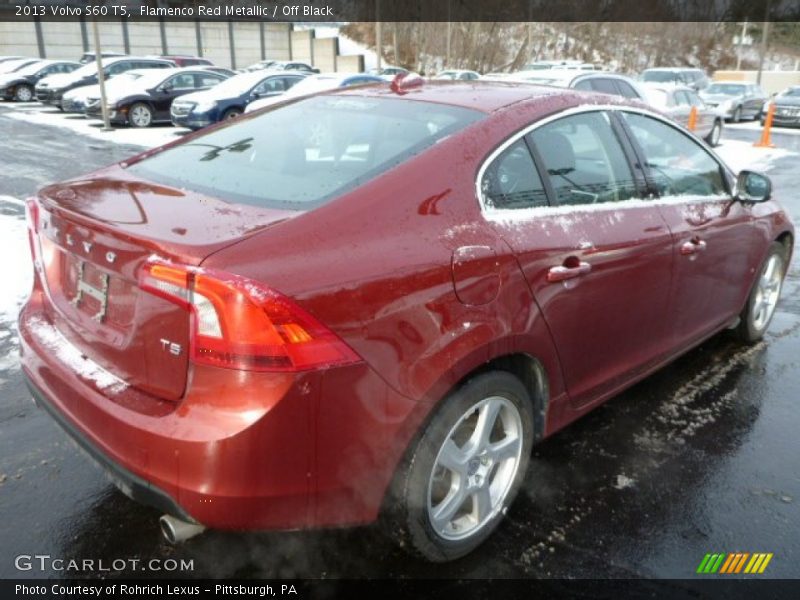 Flamenco Red Metallic / Off Black 2013 Volvo S60 T5