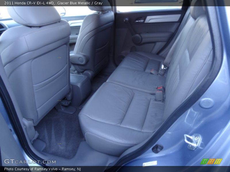 Glacier Blue Metallic / Gray 2011 Honda CR-V EX-L 4WD