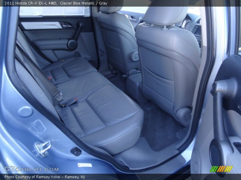 Glacier Blue Metallic / Gray 2011 Honda CR-V EX-L 4WD
