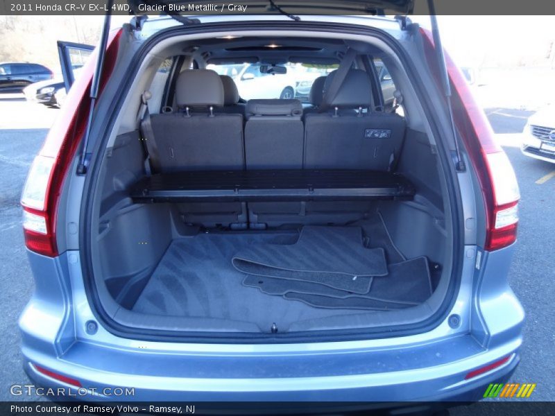 Glacier Blue Metallic / Gray 2011 Honda CR-V EX-L 4WD