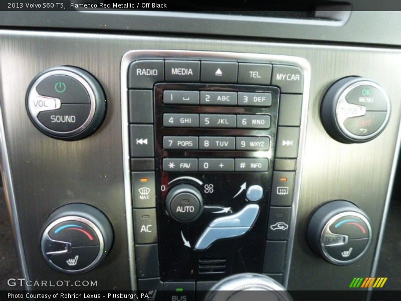 Flamenco Red Metallic / Off Black 2013 Volvo S60 T5