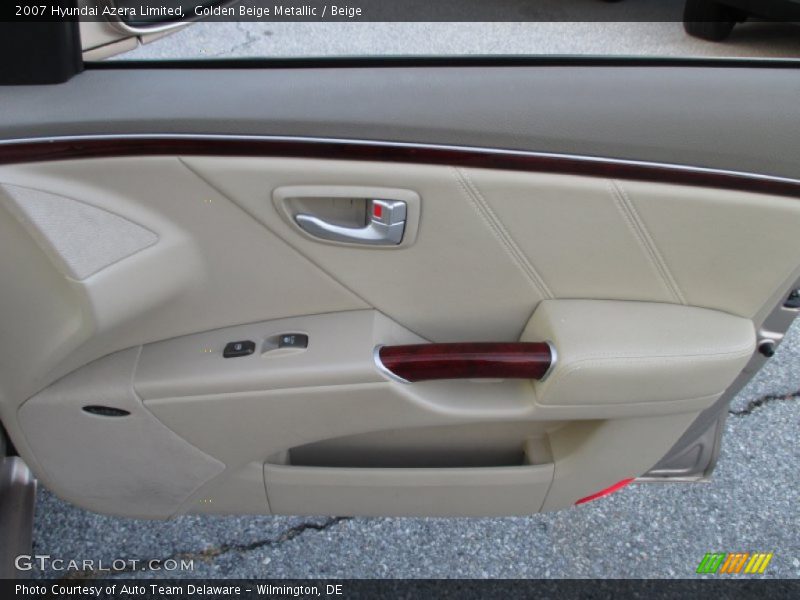 Golden Beige Metallic / Beige 2007 Hyundai Azera Limited